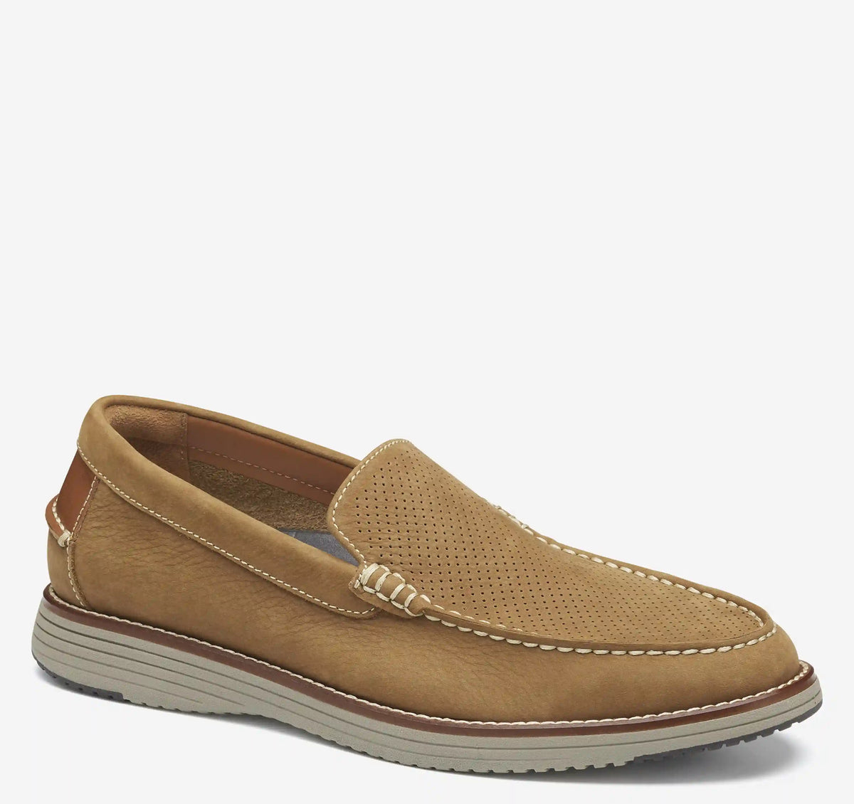 Upton Perfed Venetian Loafer - Snuff Nubuck