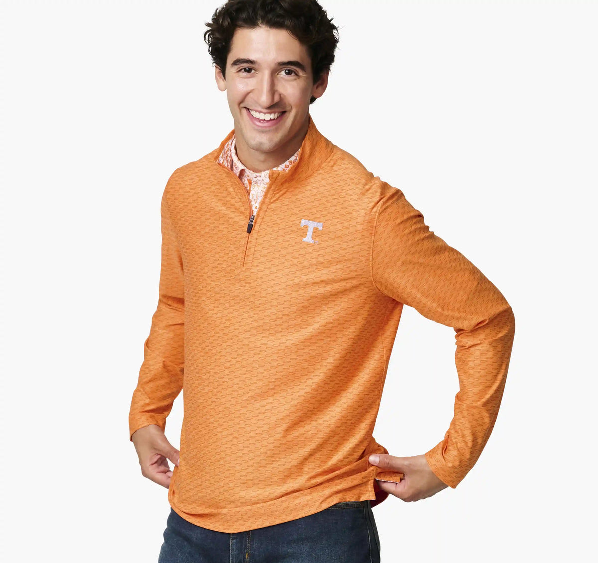 Collegiate XC+™ State Print Quarter-Zip - University of Tennessee - Orange
