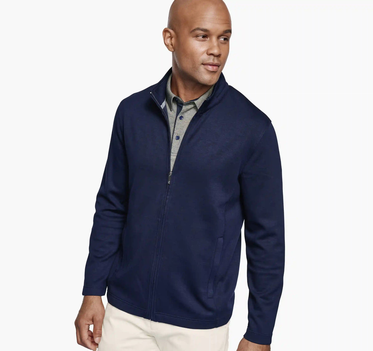 Essential Full Zip - Navy